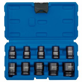 10PCE 1/2″DR IMPACT SOCKET SET METRIC
