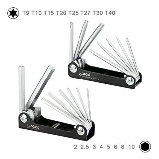 16PCE TOMIHAWK FOLDING HEX WRenaultCH SET (METRIC/STAR)