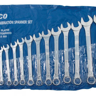 17PCE 6-23MM SPANNER SET