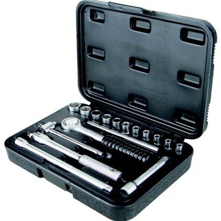 17PCE TOMIHAWK 1/4″DR SOCKET SET METRIC