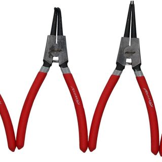 4PCE SET CIRCLIP PLIERS 225MM(7″) EXTERNAL STRAIGHT