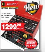 71PCE 3/8″ DR TOOL KIT WITH TOOL CHEST