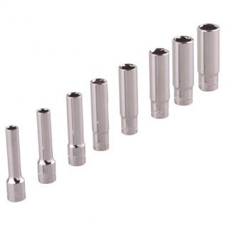 8PCE 1/4″DR DEEP SOCKET SET METRIC