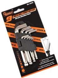 9PC “L” TYPE BALL POINT HEX W/SET