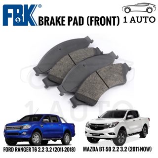 BRAKE PADS FRONT Ford RANGER T6 11 – Mazda BT-50 11- BRAKE PADS FRONT Ford RANGER T6 11 – Mazda BT-50 11-