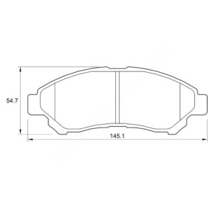 BRAKE SHOES R DAIH GRAN MAX 1.5 71KW 09-