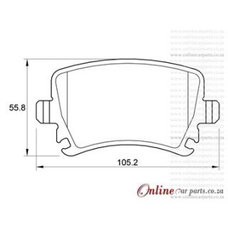 DISC PADS Audi I A4/A6 DISC PADS Audi I A4/A6