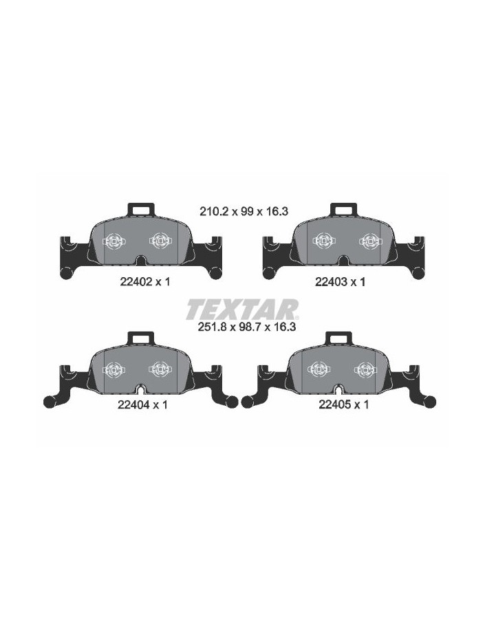 DISC PADS CER F Audi I A4/Q5