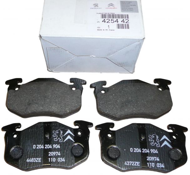DISC PADS Citroen/Peugeot 206 REAR