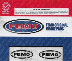 DISC PADS FEMO F  Ford  WI MONDEO 1.8 2.0
