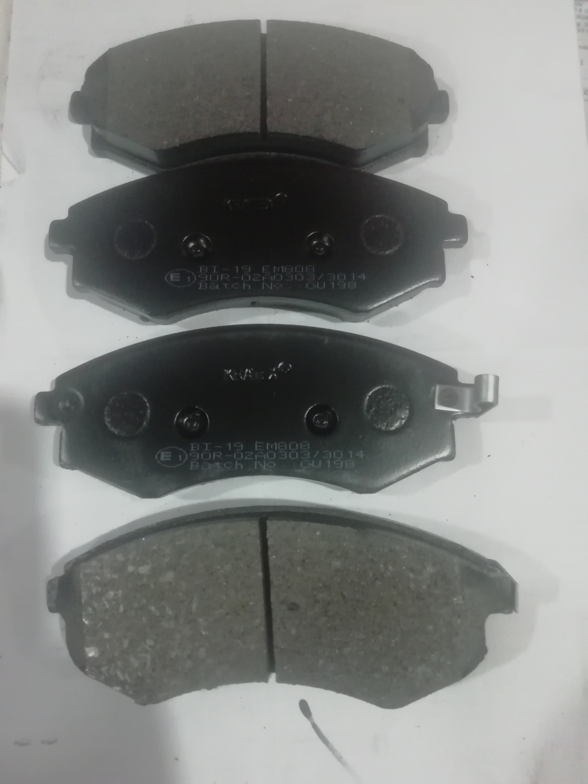 DISC PADS FR Hyundai ELANTRA 1.6.1.8