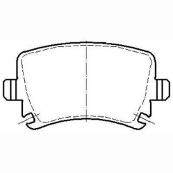 DISC PADS REAR Audi I A1/Q3 11-/VW CADDY 15- DISC PADS REAR Audi I A1/Q3 11-/VW CADDY 15-