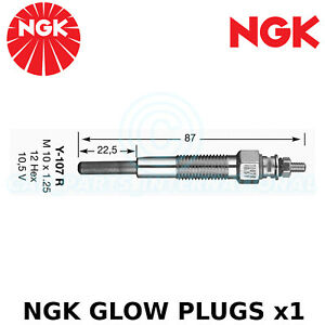 GLOW PLUG NGK Mazda R2 ENG 10.5V