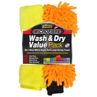 SHIELD MICRO FIBRE WASH N DRY VALUE PACK