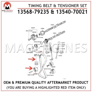 TIMING BELT Toyota 1G-FE 24V TB80025