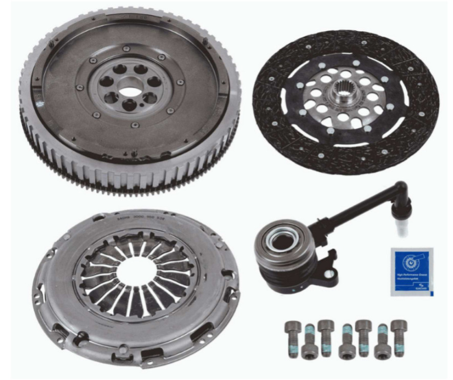 Sachs  CLUTCH KIT with Dual mass flywheel  Mercedes BenzC C220CDi 115 OM646 04-07