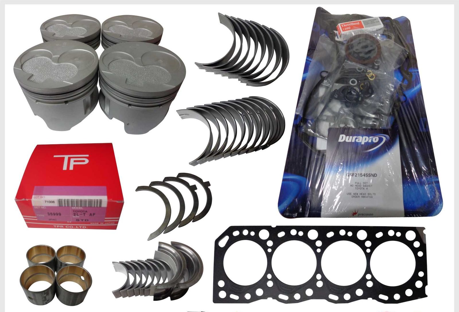 Toyota 3L engine, 2.8l diesel full overhaul kit
