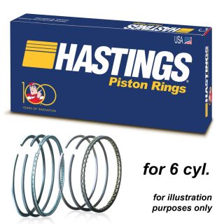 Hastings 2C4394 piston rings x6 fits Nissan 2.8L L28 86.00 1.5×2.00×4.00
